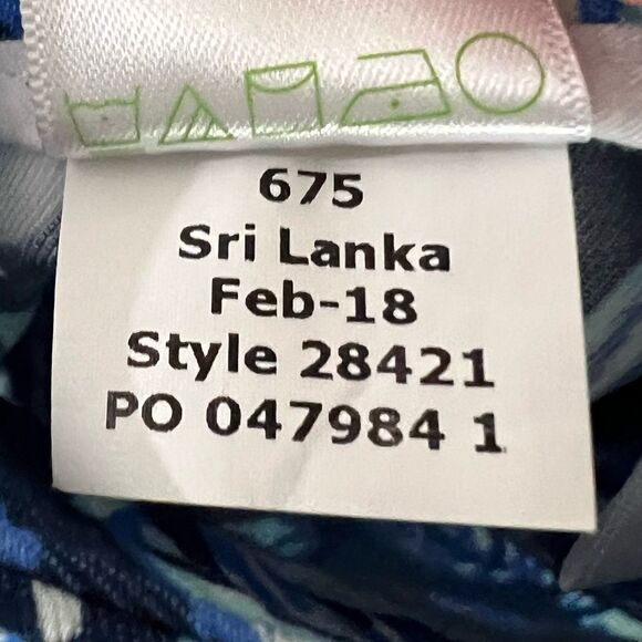 Lilly Pulitzer Keliani Stretch Pant in Deep Indigo Gypsea Girl Size 00 - Picture 6 of 6